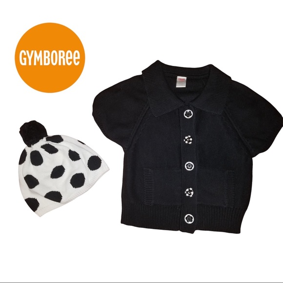 Vintage Gymboree Holiday Panda Sweater and Hat set - Picture 1 of 2